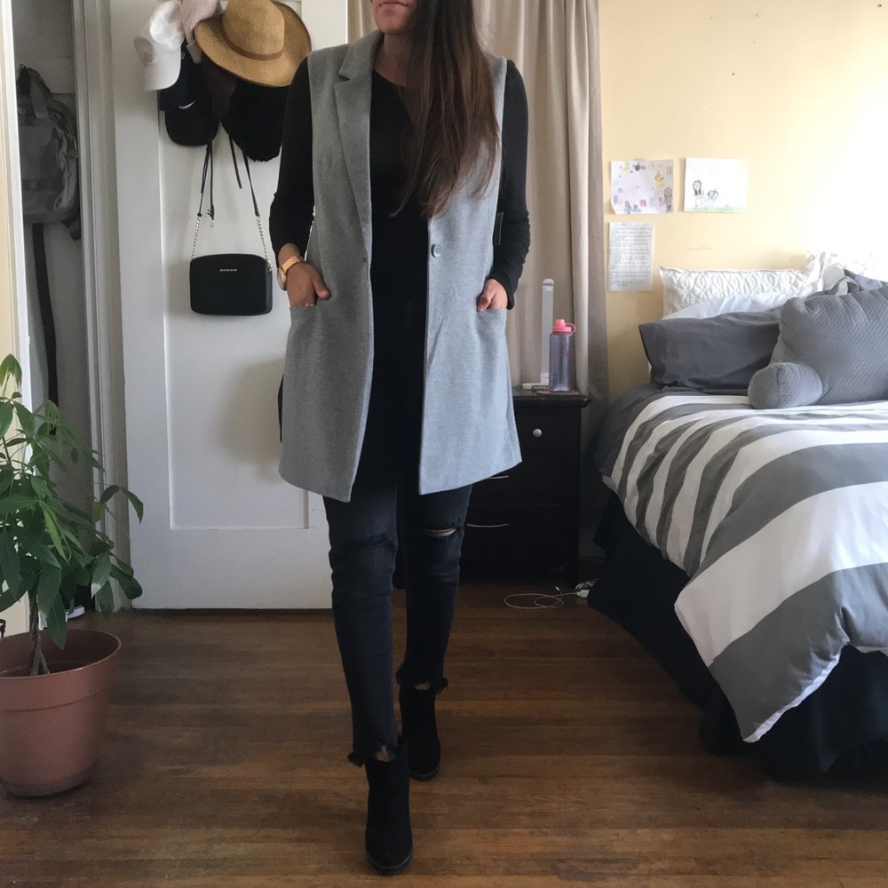 Limited long vest